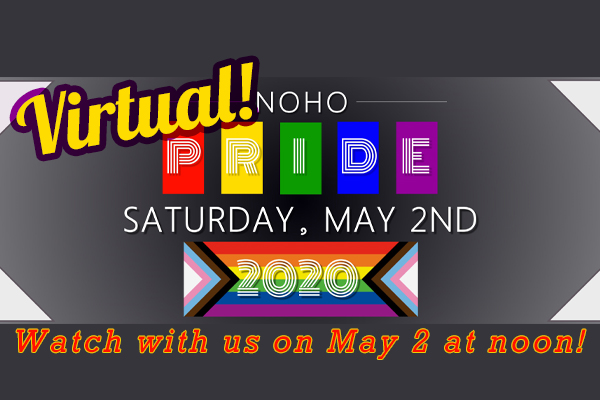 Join us for Virtual Pride May 2nd at noon!