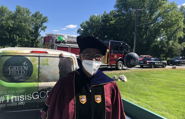 The Greenfield Community College Drive-Through Graduation