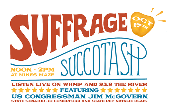 Suffrage Succotash is this Saturday!
