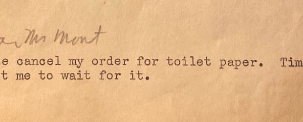 Dear Mister Ward…