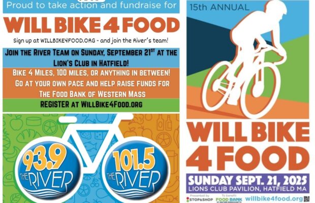 Join the River Team on Sunday, Sept 21st for Will Bike 4 Food’s 15th Year!